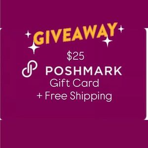 GIVEAWAY • $25 Poshmark Gift Card & Free Shipping